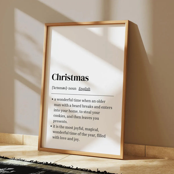 Christmas Poster - Christmas Wall Art - Christmas Wall Decor