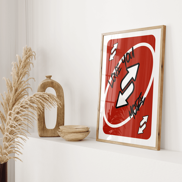 Liebe Poster – Romantische Wanddeko – Modernes Wandbild