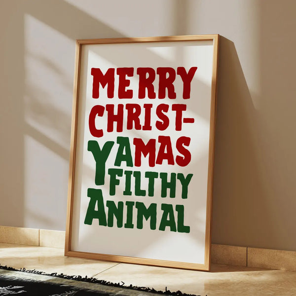 Christmas Poster - Christmas Wall Art - Christmas Wall Decor