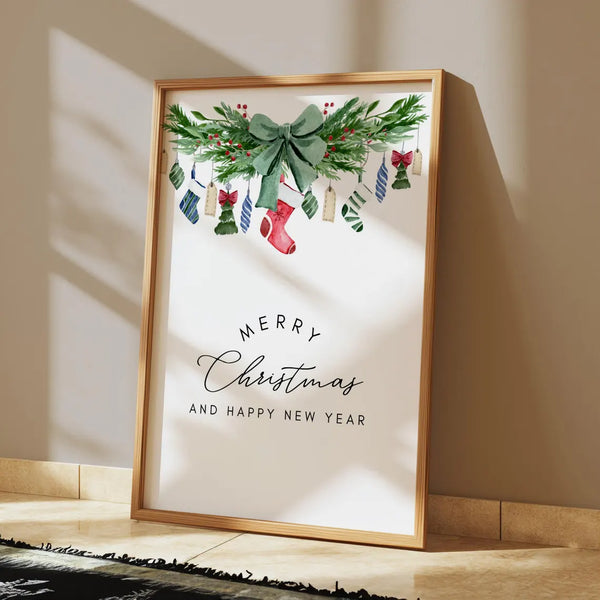 Christmas Poster - Christmas Wall Art - Christmas Wall Decor