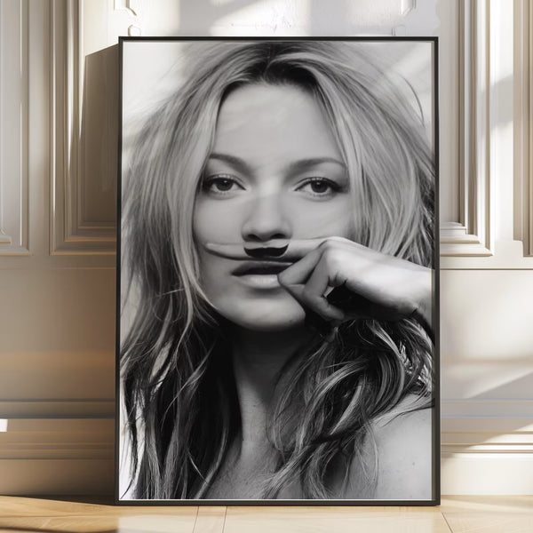 Mode Ikone Poster – Mode Wandposter – Kate Moss Poster