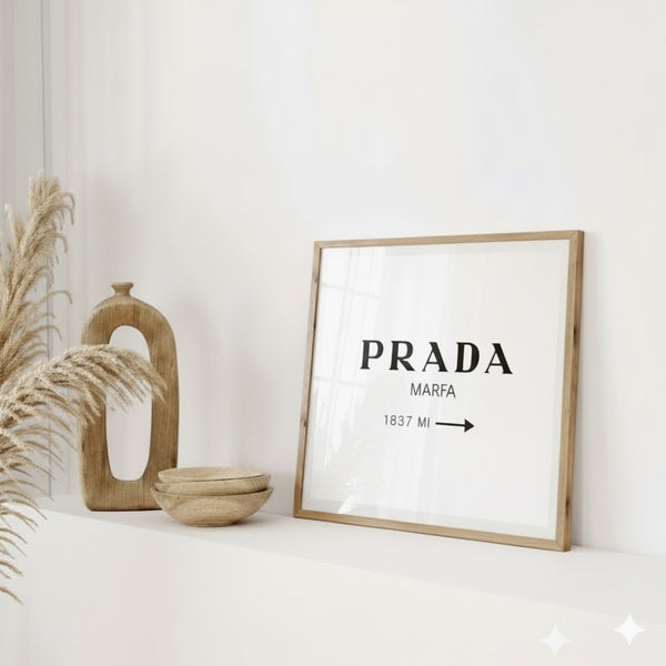 Prada Wandposter – Prada Poster – Prada Print