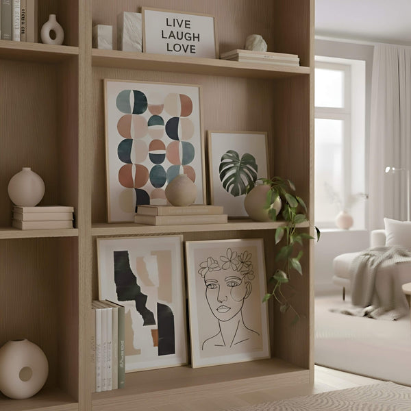 Bücherregal dekorieren – moderne Ideen & Styling-Tipps mit Postern
