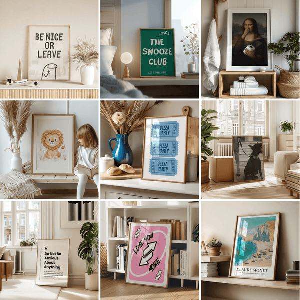 Poster richtig kombinieren – Inspiration & Deko-Tipps für alle Wohnräume