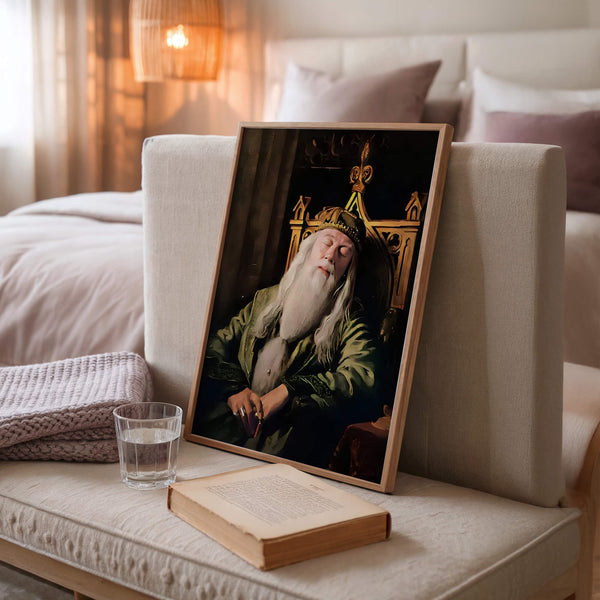 Zaubermotiv Poster – Fantasie Wandbild – Schlafzimmer Deko