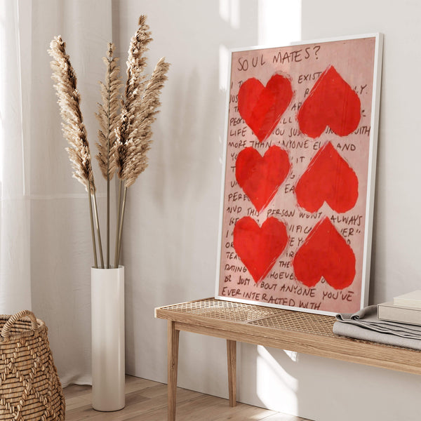 Dekobild Liebe – Modernes Wanddesign – Ästhetische Raumdeko