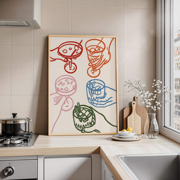 Cocktail Poster – Essbereich Ideen – Küche Deko