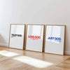 Bibelspruch - Inspirierendes Zitat - 3er Set