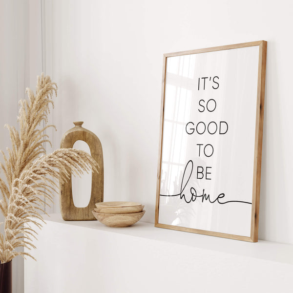 Eingangsposter – Moderne Typografie – Liebevolle Botschaft