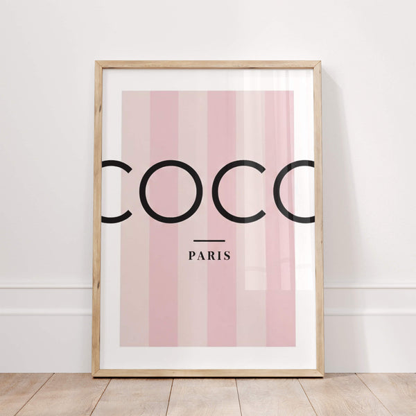 Elegante Fashion Deko – Luxus Wandbild – Glamour Poster