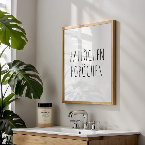 Badezimmer Wandbild – Stilvolle Deko – WC Wandideen