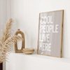Statement Poster – Cool People Live Here