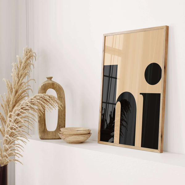 Typografie Poster – Wanddeko für Flur & Wohnzimmer