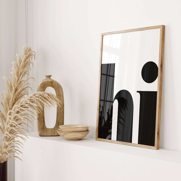 Willkommensposter – Typografie Poster – Wanddeko für Flur