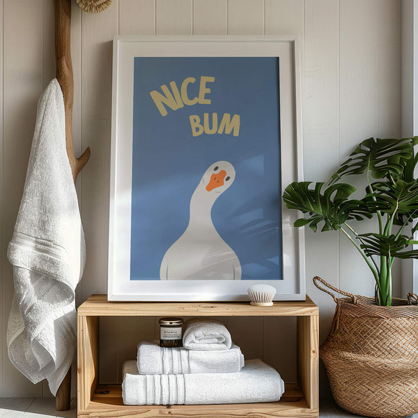 Witziges Badezimmer Poster – Moderne Wandkunst – Lustiges WC Poster