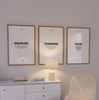 Motivational Posters - Motivational Wall Art - Set of 3