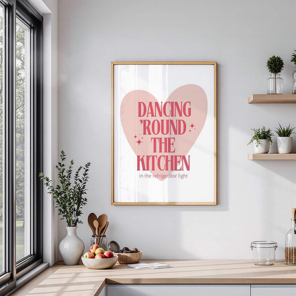 Küchenposter – Kreative Typografie – Essbereich Inspiration