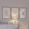 Motivational Posters - Motivational Wall Art - Set of 3