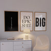 Motivational Posters - Motivational Wall Art - Set of 3