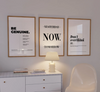 Motivational Posters - Motivational Wall Art - Set of 3