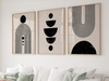 Boho Poster - Abstract Wall Art - Boho Wall Decor - Set of 3