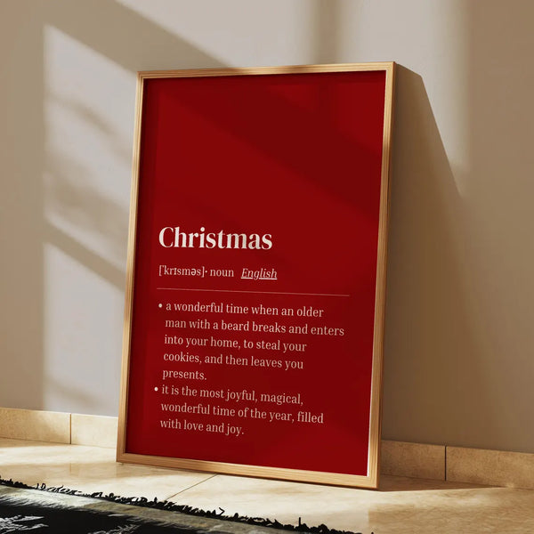 Christmas Poster - Christmas Wall Art - Christmas Wall Decor