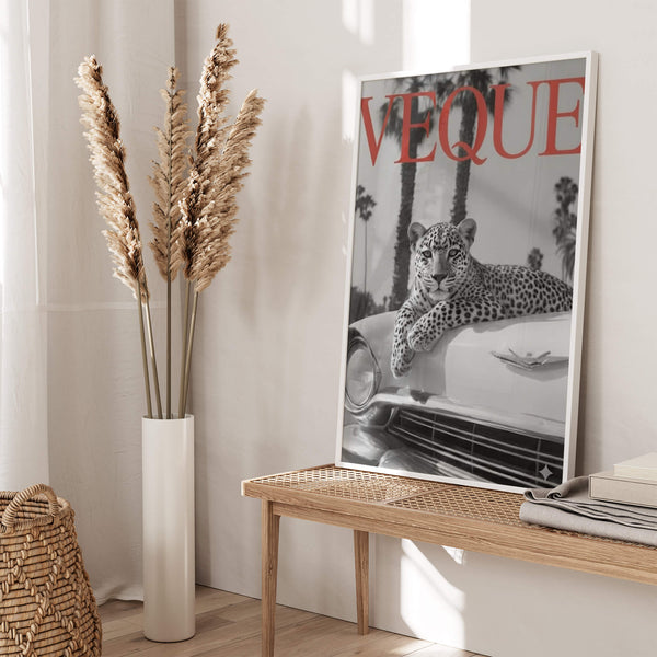 Leopard Wandbild – Schöne Wanddeko – Wohnen Modern