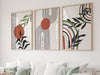 Boho Poster - Abstract Wall Art - Boho Wall Decor - Set of 3