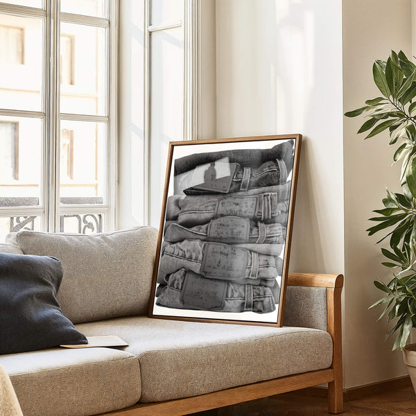 Jeans Poster – Elegante Wandkunst – Fashion Print