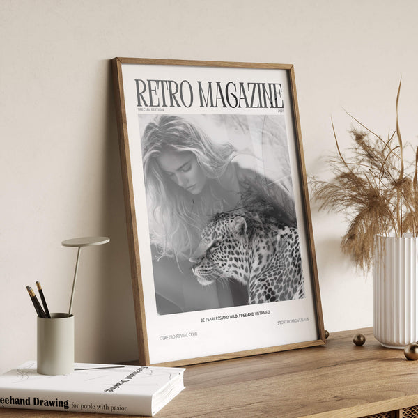 Leopard Wandbild – Mode Look – Home Deko