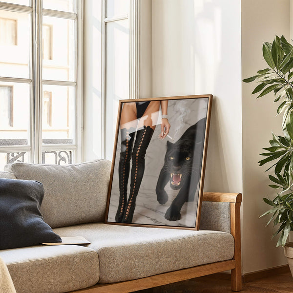 Panther Wandbild – Stilvolle Deko – Wanddeko Ideen