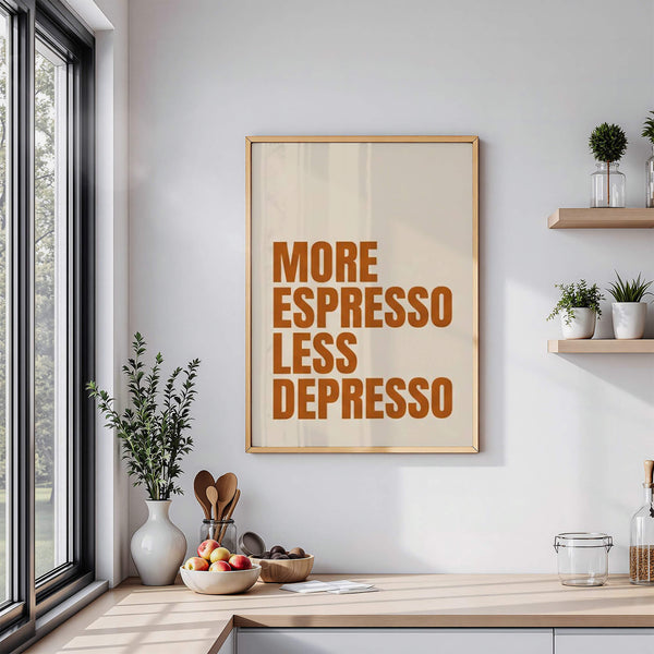 Espresso Poster – Küchen Wanddeko – Coffee Corner