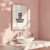 Badezimmer Poster – Modernes Wandbild & Deko fürs Bad