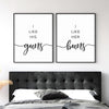 I Like His Guns - Bedroom Posters - Set of 3