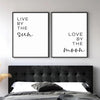 Live By The Sun - Bedroom Posters - Set of 2