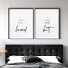 I like his Beard - Bedroom Poster - Set of 2