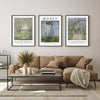 Claude Monet - Monet Kunstposter - 3er Set