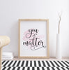 Motivation Poster - Motivation Wall Art - Girly Wall Decor