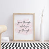 Motivation Poster - Motivation Wall Art - Girly Wall Decor