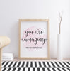 Motivation Poster - Motivation Wall Art - Girly Wall Decor