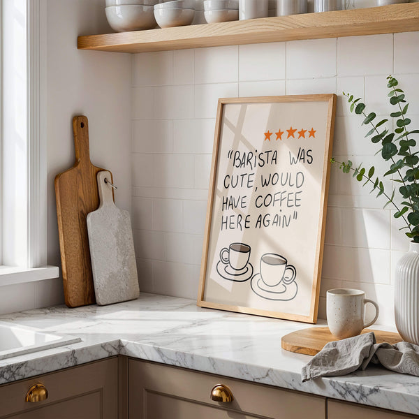 Kaffee Poster – Moderne Küchendeko – Wohnidee Küche