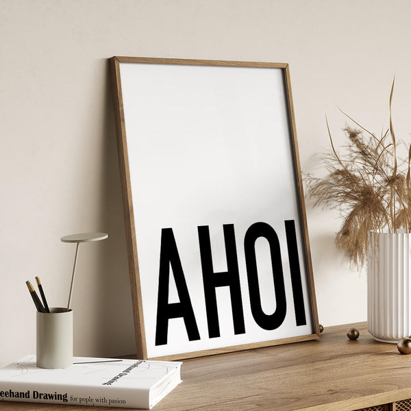 Eingangsposter – Ahoi Motiv – Flur Bild
