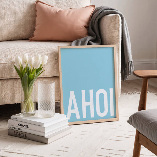 Flur Poster – Ahoi Motiv – Eingangsbereich Bild