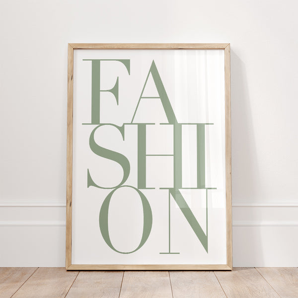 Fashion Poster – Ankleidezimmer Deko – Mode Poster