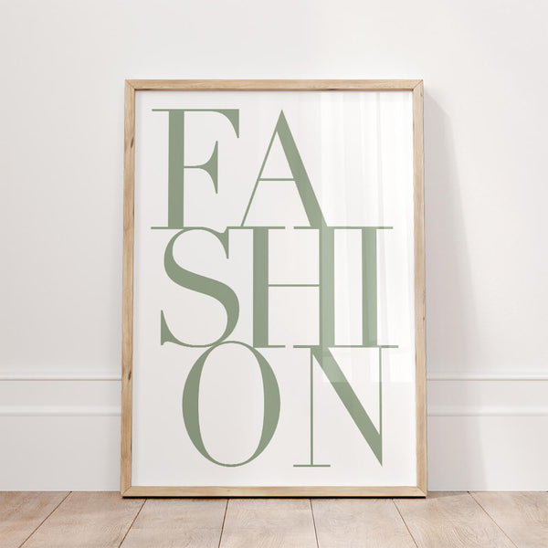 Fashion Poster – Ankleidezimmer Deko – Mode Poster
