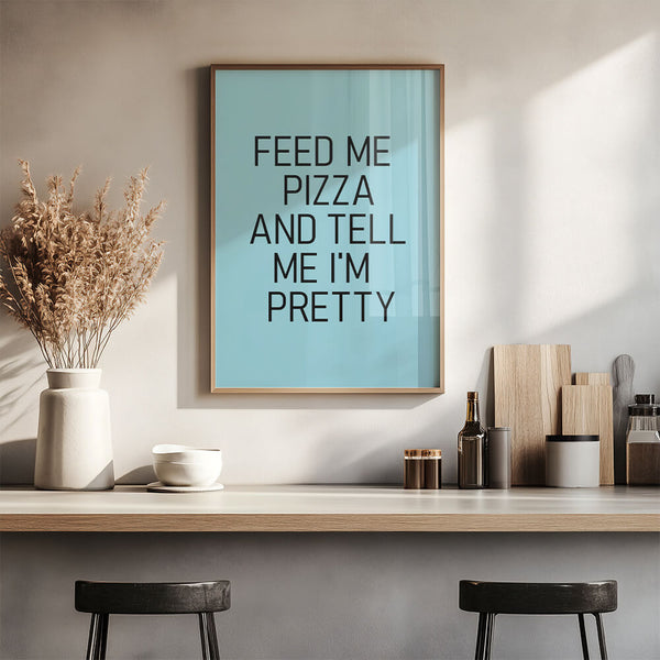 Küche Inspiration – Spruch Poster – Küche Wandgestaltung