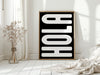 HOLA - Entrance Poster - Black Background - 9 Colors