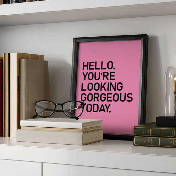 Feminines Poster – Selbstliebe Bild – Deko für Frauen