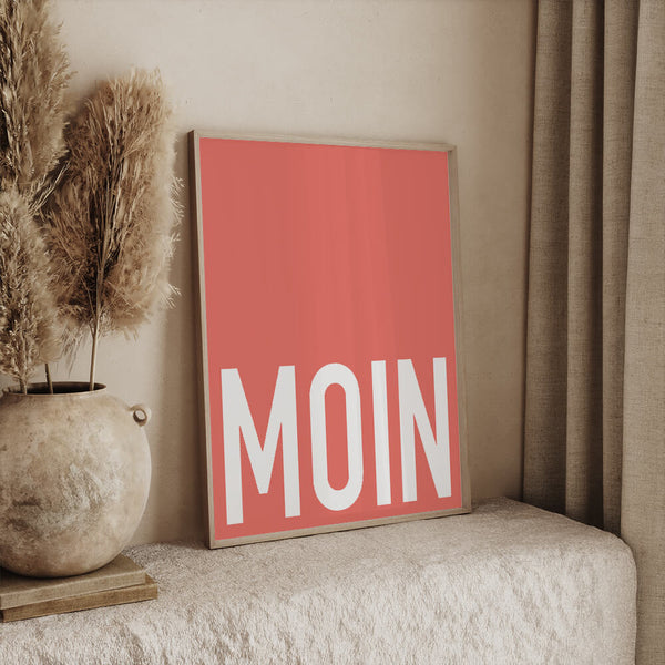 Flur Poster – Moin Motiv – Eingangsbereich Bild