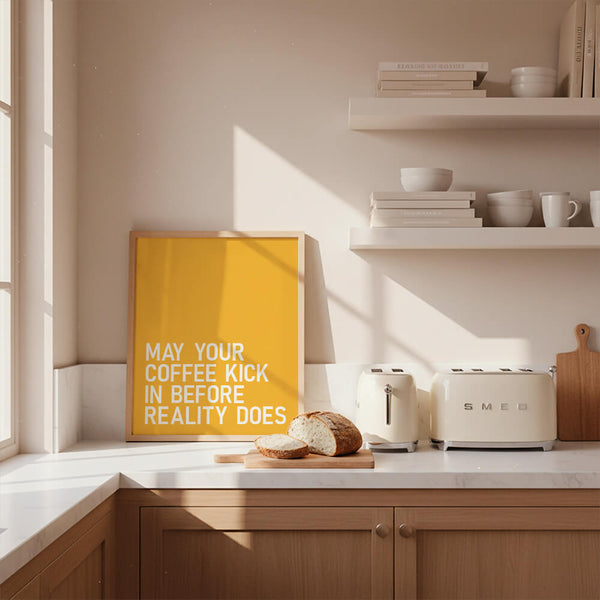 Küche Poster – Kaffeespruch – Küche Bilder